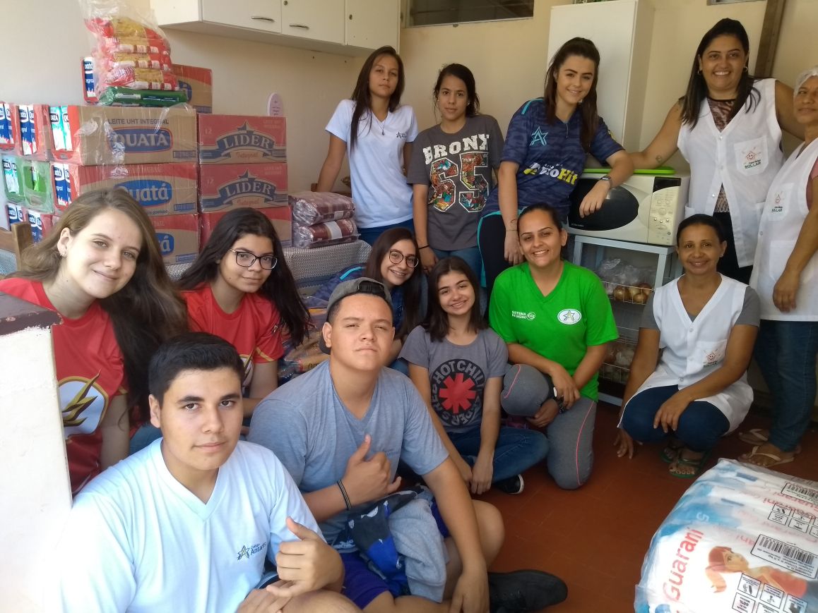 Colégio Antares realiza doação para Casa Abrigo “SOLLAR”